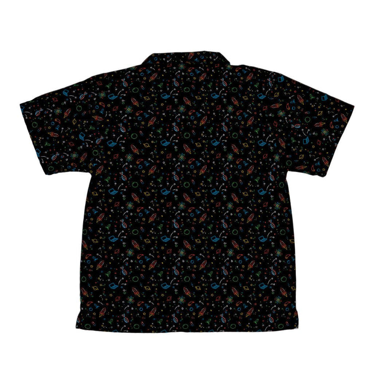 Always Science Icons Youth Hawaiian Shirt - Design by Tobe Fonseca - Q3 - 2 - science print