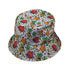 Angry Fruits Bucket Hat Black Stitching