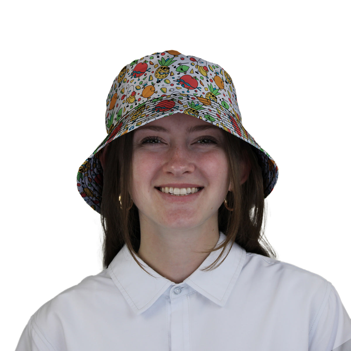 Angry Fruits Bucket Hat Woman