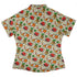 Angry Fruits Curvy Button Up Shirt womens back