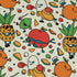 Angry Fruits Long Sleeve Button Up Shirt pocket