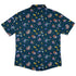 Animal Astronauts in Space Button Up Shirt - adult sizing - Animal Patterns - Design by Carla Morrow