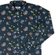 Animal Astronauts in Space Long Sleeve Button Up Shirt Geek Nerd adult sizing Animal Patterns Design by Carla Morrow
