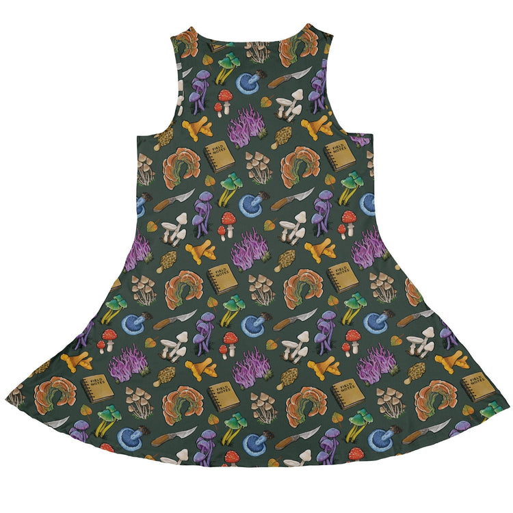 Anime Mushrooms Dress Geek Nerd Anime Botany Print Ivy Dolamore