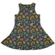 Anime Mushrooms Dress Geek Nerd Anime Botany Print Ivy Dolamore