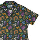 Anime Mushrooms Curvy Button Up Shirt Geek Nerd Anime Botany Print Ivy Dolamore