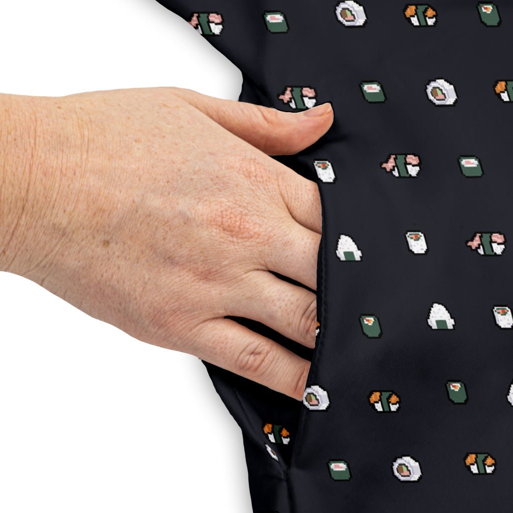 Anime Sushi Rolls Dark Dress Geek Nerd Anime Design by Claire Murphy lx - C
