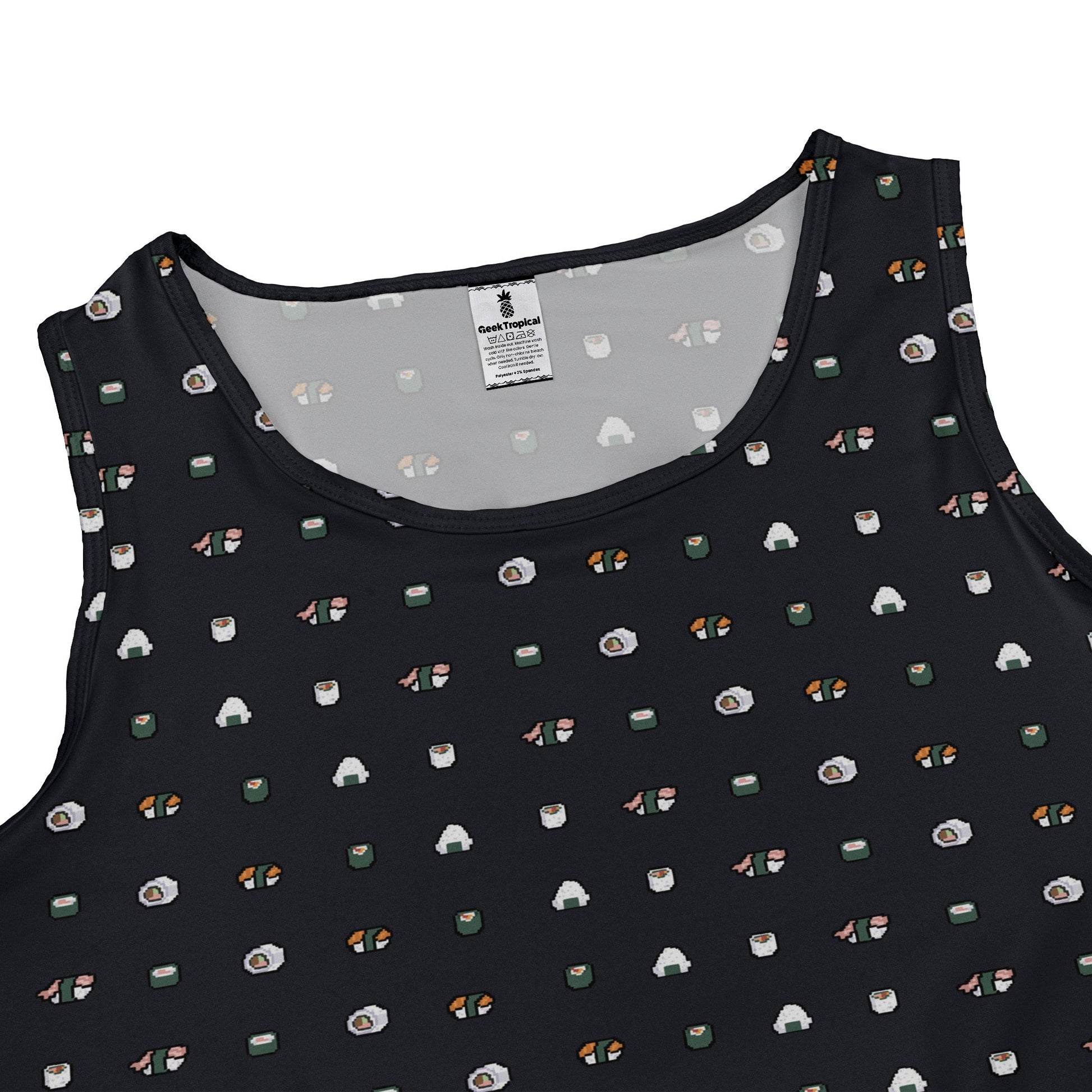Anime Sushi Rolls Dark Dress Geek Nerd Anime Design by Claire Murphy lx - C