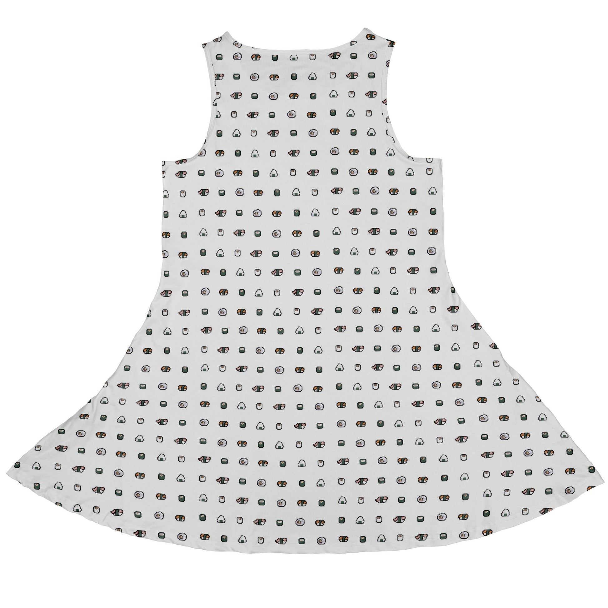 Anime Sushi Rolls Light Dress Geek Nerd Anime Design by Claire Murphy lx - C