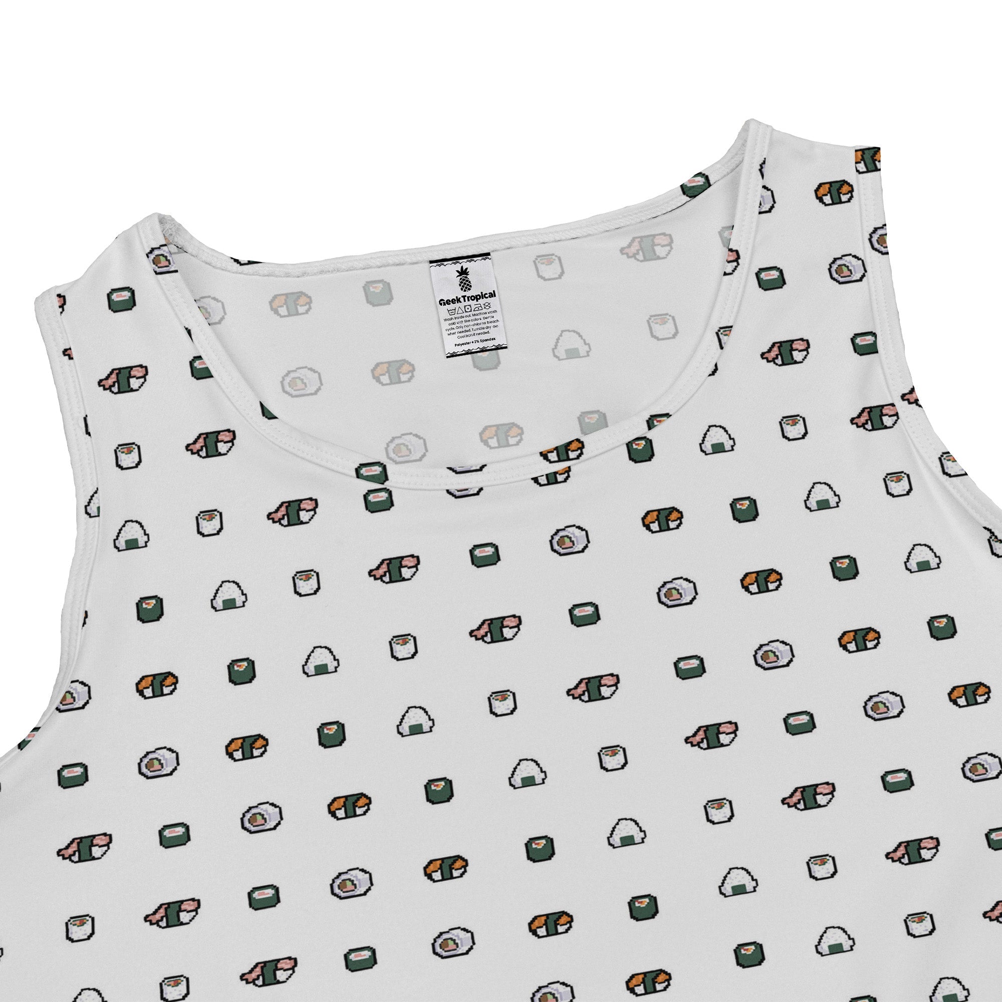 Anime Sushi Rolls Light Dress Geek Nerd Anime Design by Claire Murphy lx - C