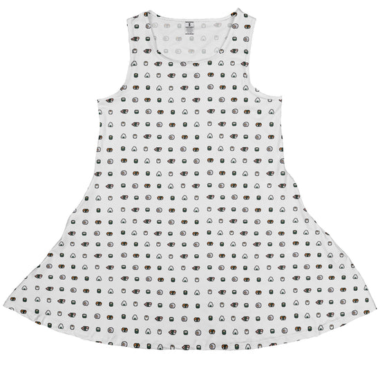 Anime Sushi Rolls Light Dress Geek Nerd Anime Design by Claire Murphy lx - C
