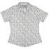 Clearance Ready - to - Ship Anime Sushi Rolls Light Curvy Button Up Shirt Geek Nerd Anime Clearance Design by Claire Murphy