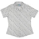 Anime Sushi Rolls Light Curvy Button Up Shirt Geek Nerd Anime Design by Claire Murphy women