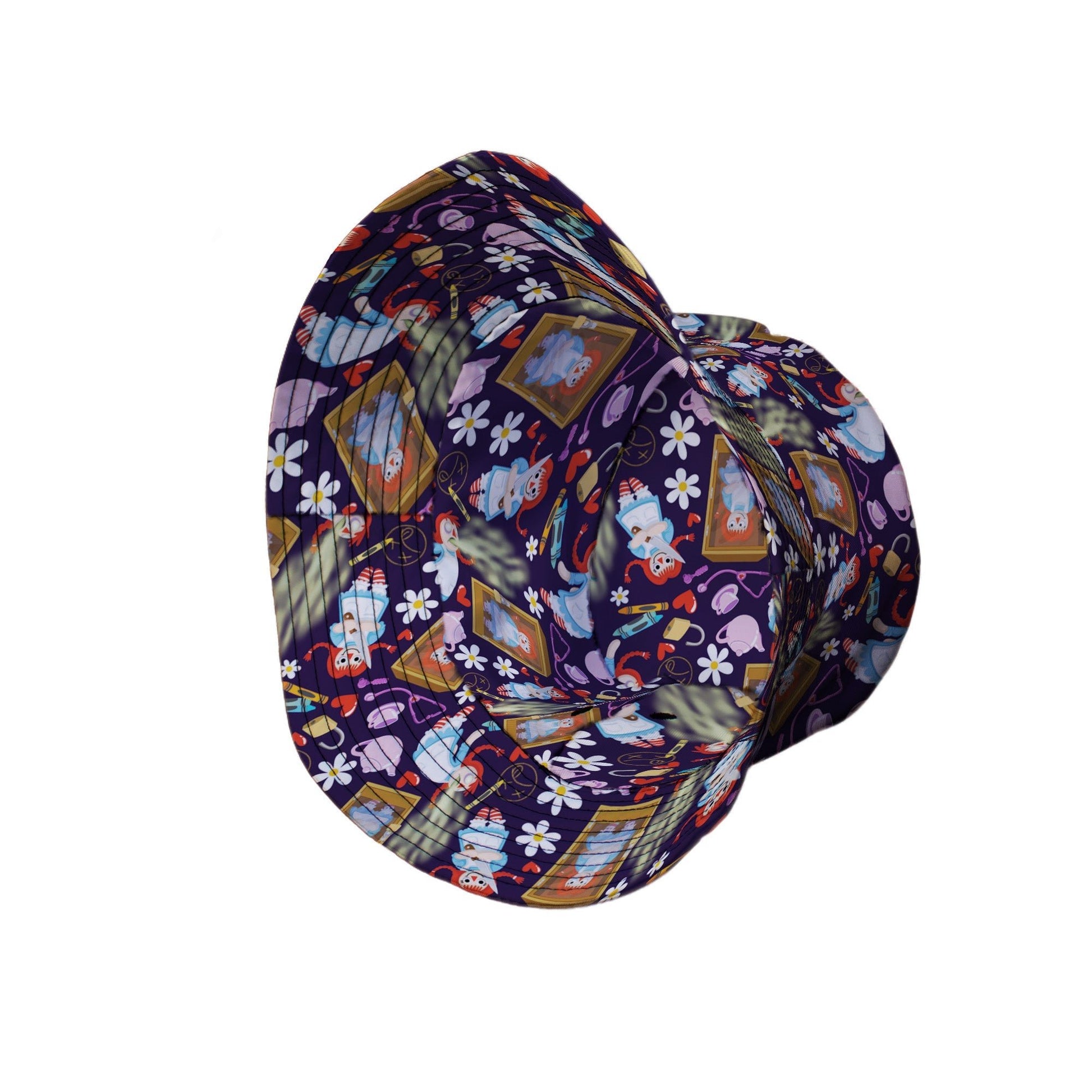 Annabelle Doll Bucket Hat Geek Nerd 0925 Design by Julie Kitzes Fantasy Prints