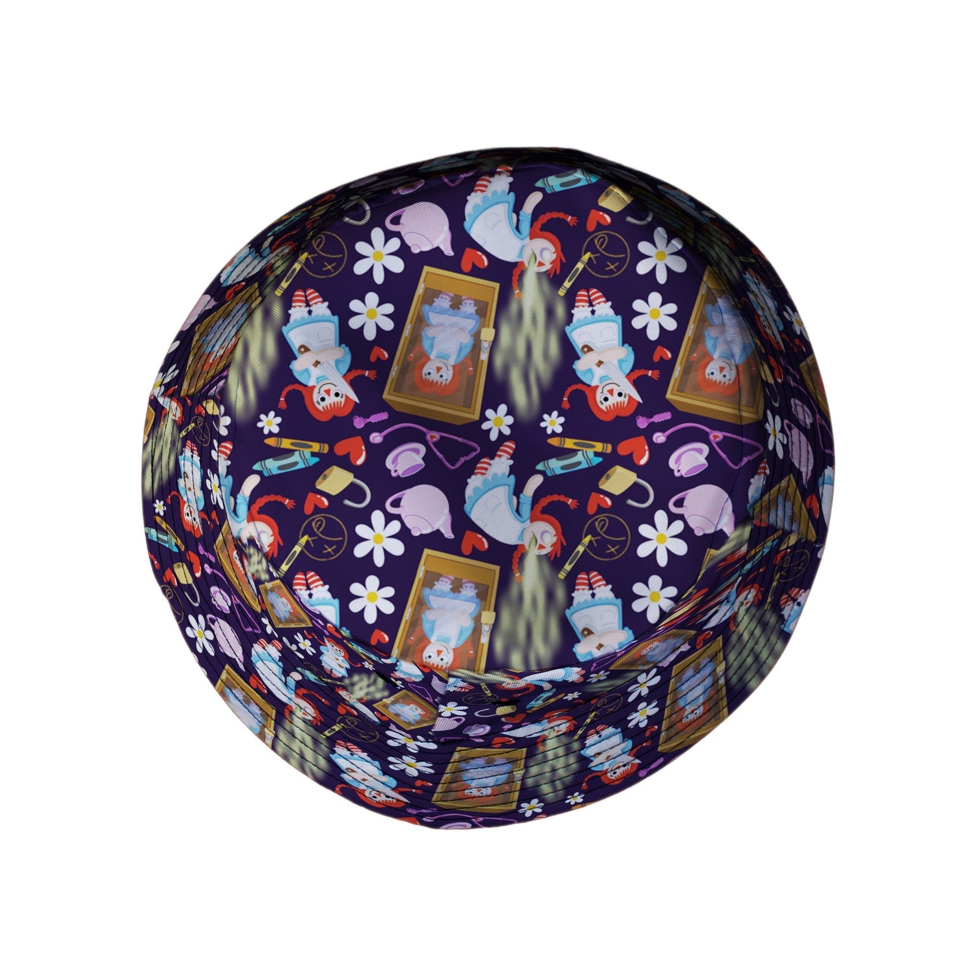 Annabelle Doll Bucket Hat Geek Nerd 0925 Design by Julie Kitzes Fantasy Prints