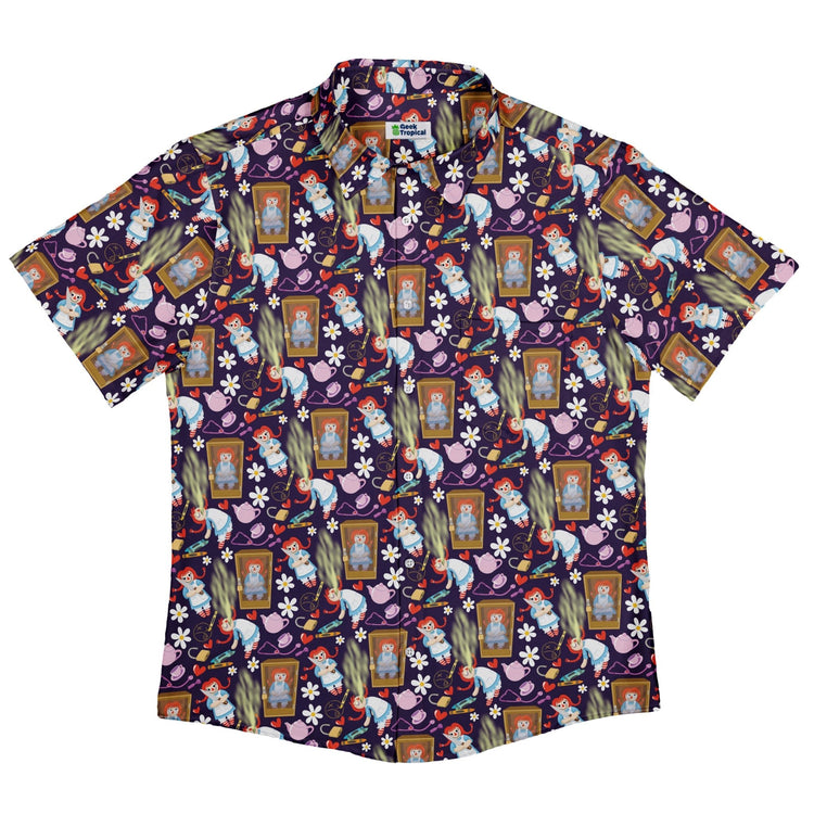 Annabelle Doll Button Up Shirt Geek Nerd 0925 adult sizing All Adult Button Up Shirts