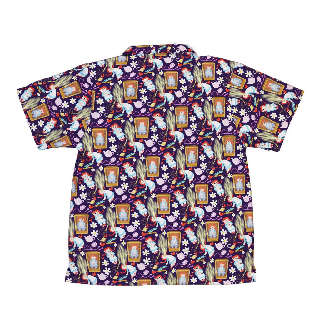 Annabelle Doll Youth Hawaiian Shirt Geek Nerd 0925 Botany Print Design by Julie Kitzes