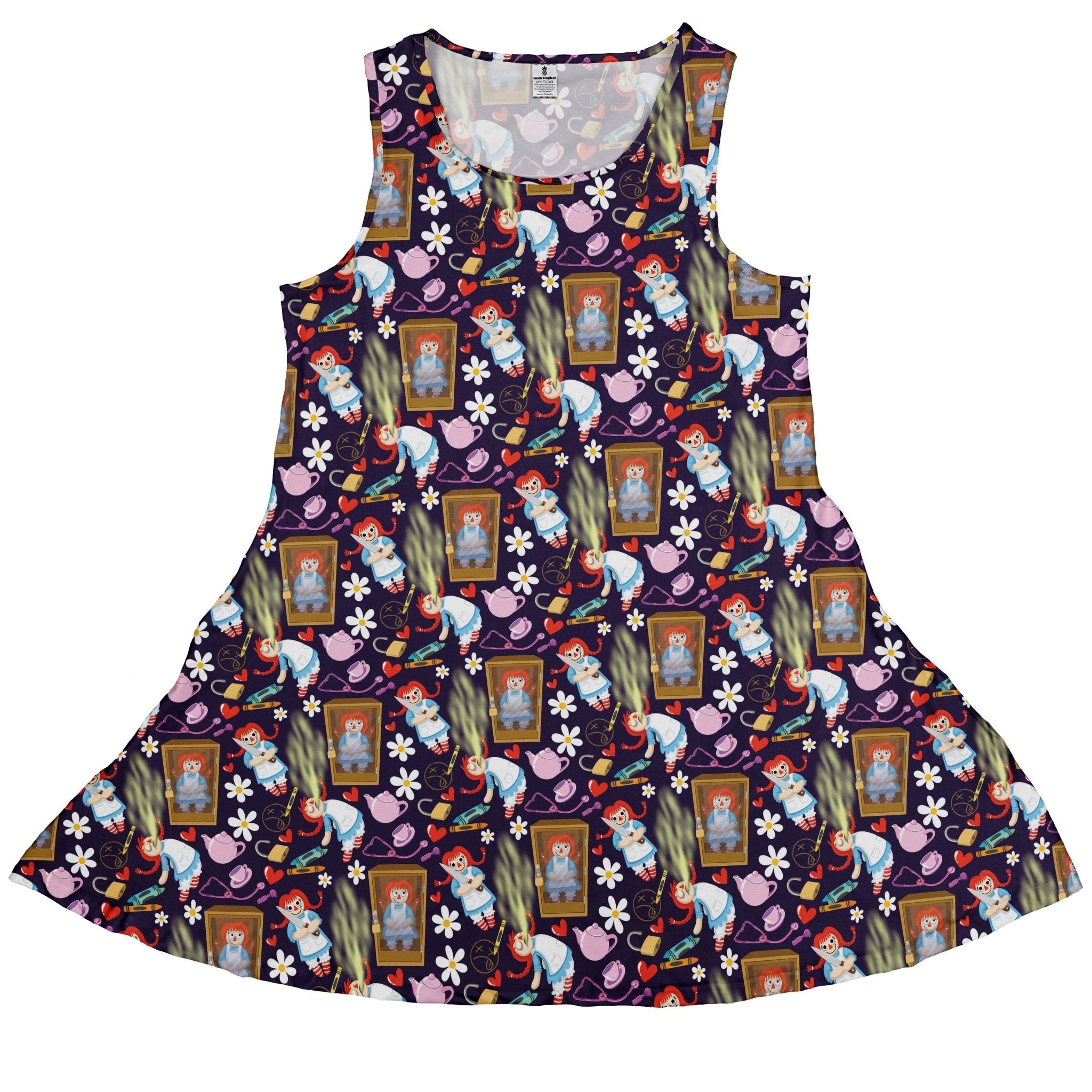 Annabelle Doll Dress Geek Nerd 0925 Design by Julie Kitzes Fantasy Prints