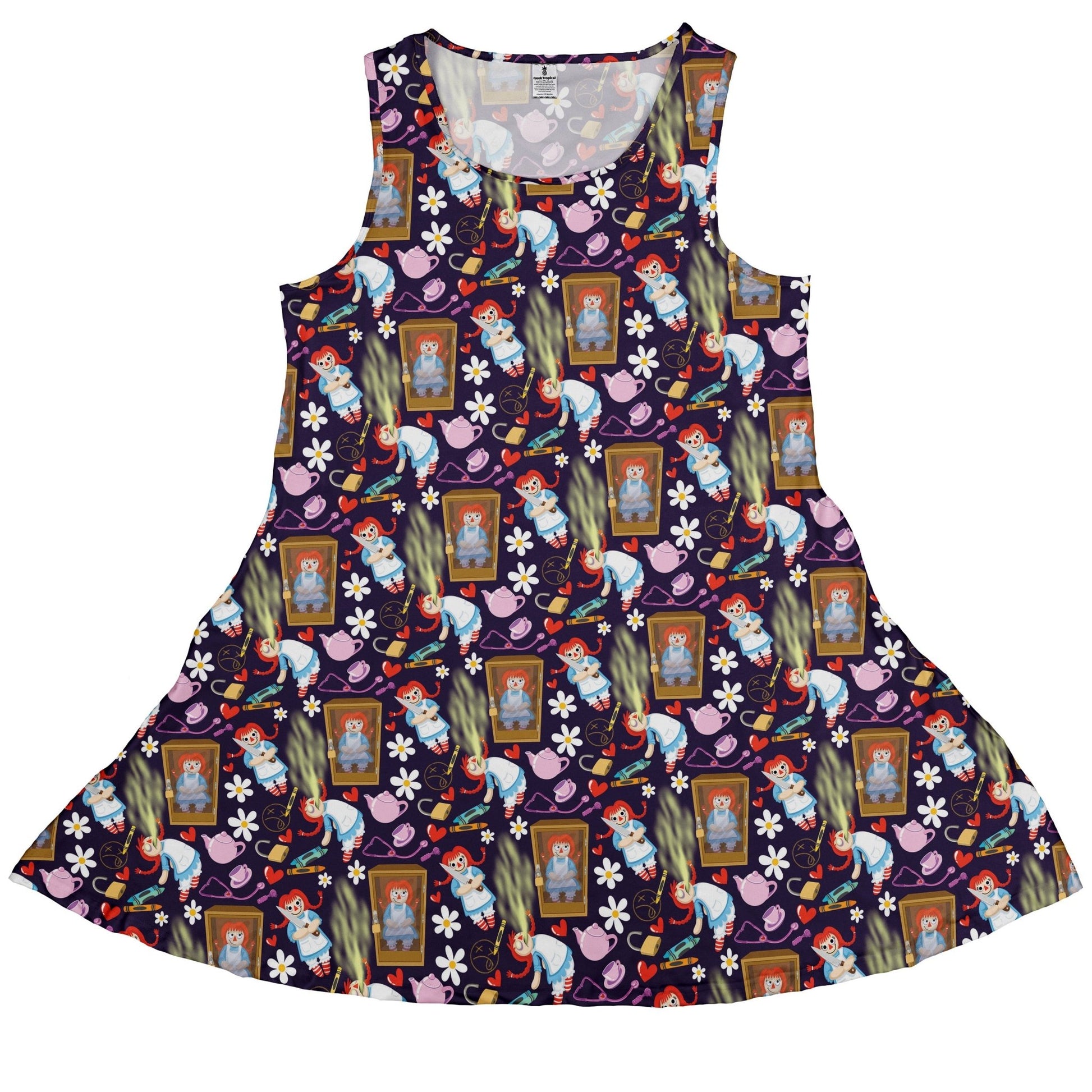 Annabelle Doll Dress Geek Nerd 0925 Design by Julie Kitzes Fantasy Prints