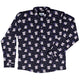 Anxious Ghosts Purple Long Sleeve Button Up Shirt Geek Nerd adult sizing Anime Design by Ardi Tong