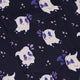 Anxious Ghosts Purple Long Sleeve Button Up Shirt Geek Nerd adult sizing Anime Design by Ardi Tong