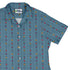 Arcade Pixel Flowers Curvy Button Up Shirt Geek Nerd Design by Dunking Toast Simple Patterns Tropical Hawaiian Patterns