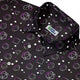 Asexual Pride Flag DND Dice Button Up Shirt - adult sizing - Design by Heather Davenport - dnd & rpg print