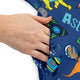 Astro Dino Dinosaur Outer Space Blue Dress Geek Nerd dinosaur print lx - C Maximalist Patterns