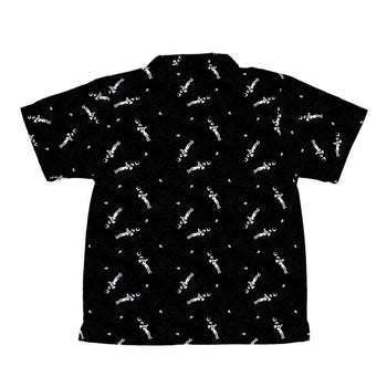 Astronaut Skeleton Youth Hawaiian Shirt Geek Nerd 0925 Botany Print Design by Tobe Fonseca