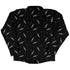 Astronaut Skeleton Long Sleeve Button Up Shirt Geek Nerd 0925 adult sizing All Adult Button Up Shirts