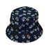 Aussie - Nauts Bucket Hat Geek Nerd Design by Ardi Tong lx - B outer space & astronaut print