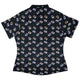 Aussie - Nauts Curvy Button Up Shirt Geek Nerd Design by Ardi Tong outer space & astronaut print q225