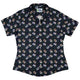 Aussie - Nauts Curvy Button Up Shirt Geek Nerd Design by Ardi Tong outer space & astronaut print q225