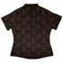Autumn Bat Curvy Button Up Shirt womens back