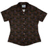 Autumn Bat Curvy Button Up Shirt womens front