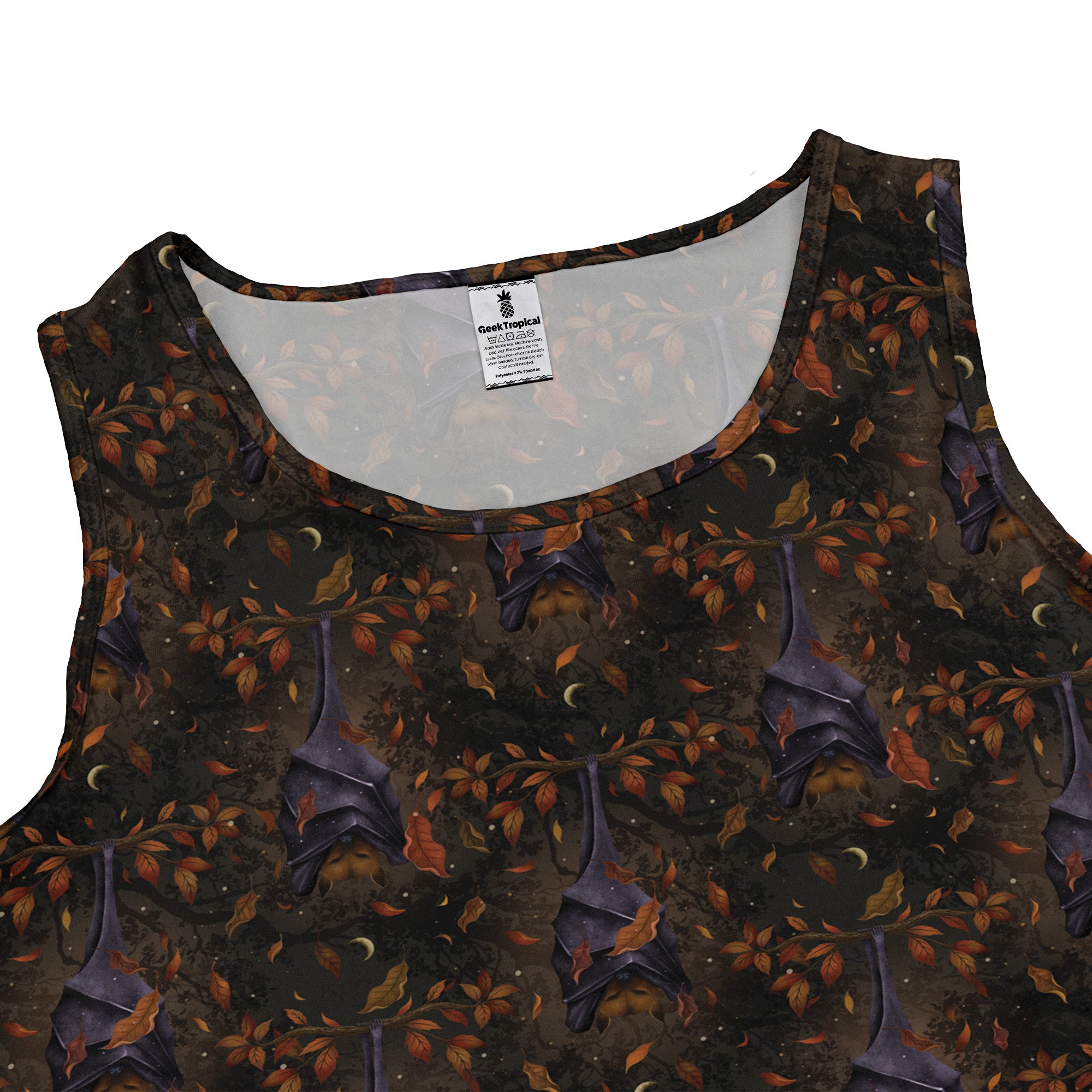 Autumn Bat Sleeveless Dress close front