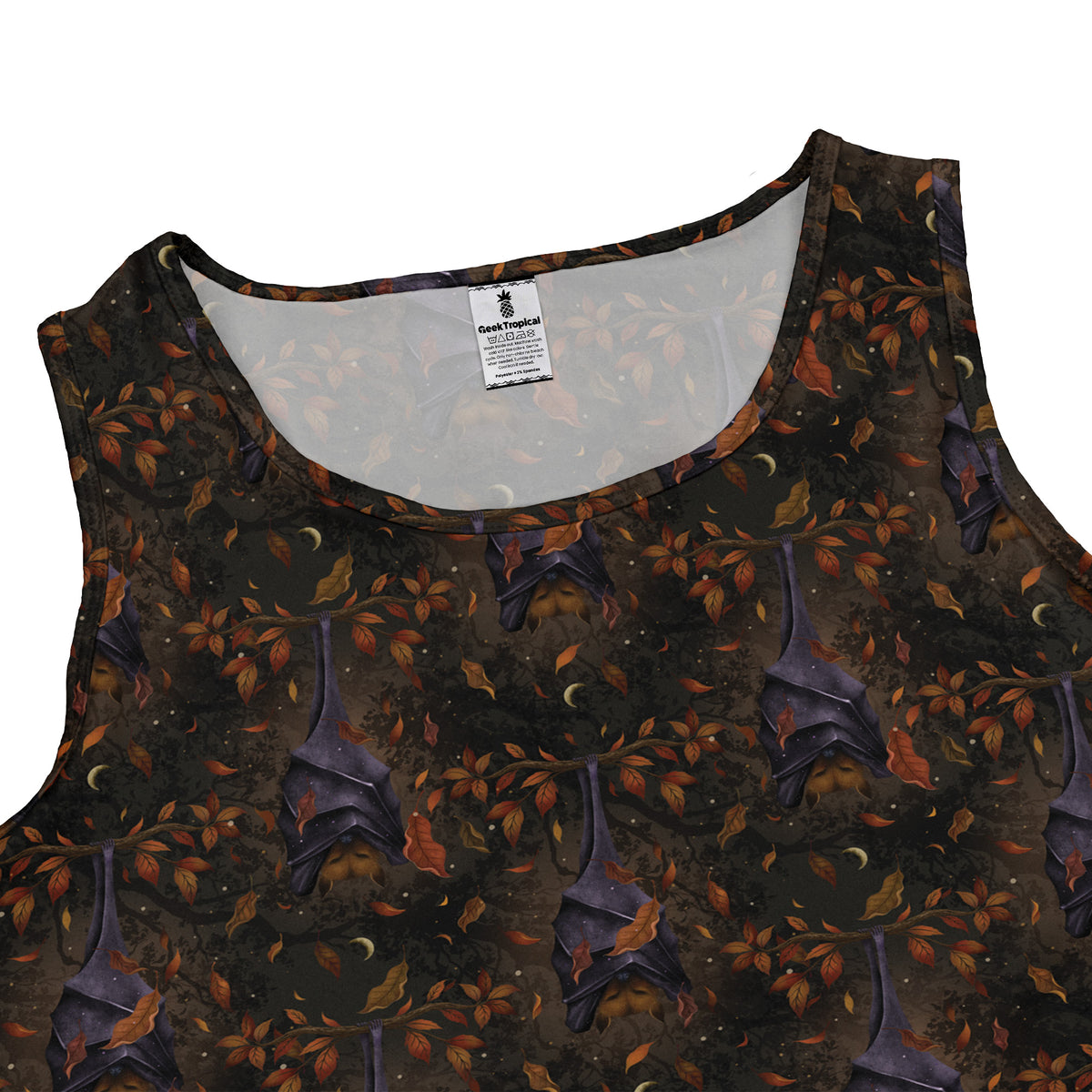 Autumn Bat Sleeveless Dress close front