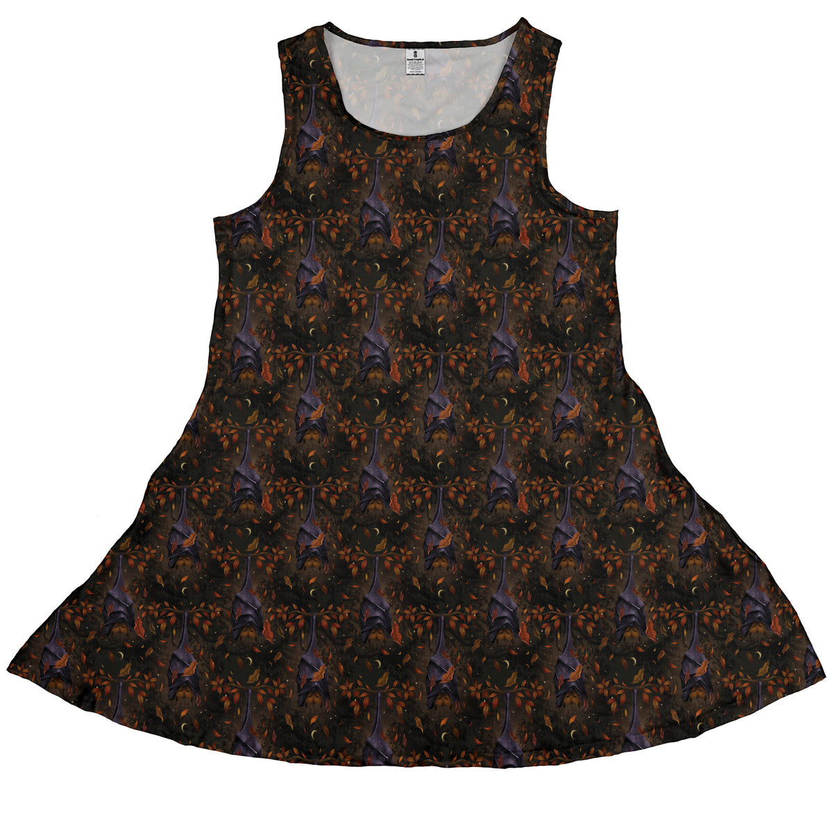 Autumn Bat Sleeveless Dress front