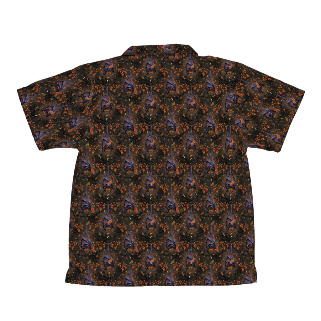 Autumn Bat Youth Hawaiian Shirt Back