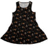 Autumn Fox Sleeveless Dress front