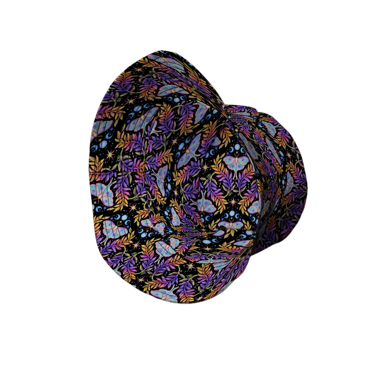 Autumn Luna Moth Bucket Hat Side View