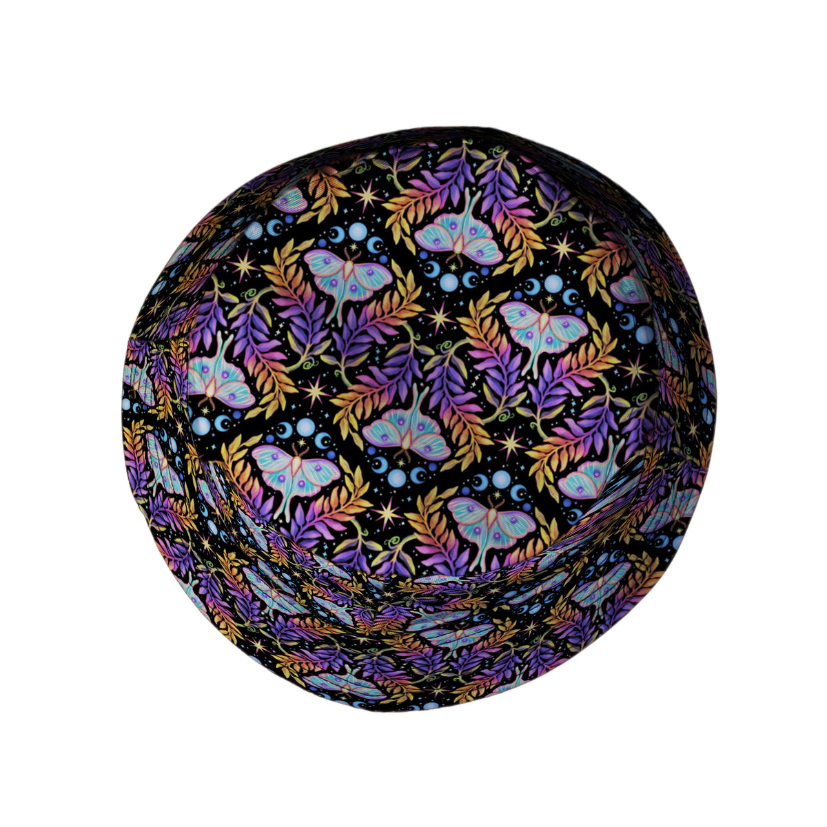 Autumn Luna Moth Bucket Hat Top View