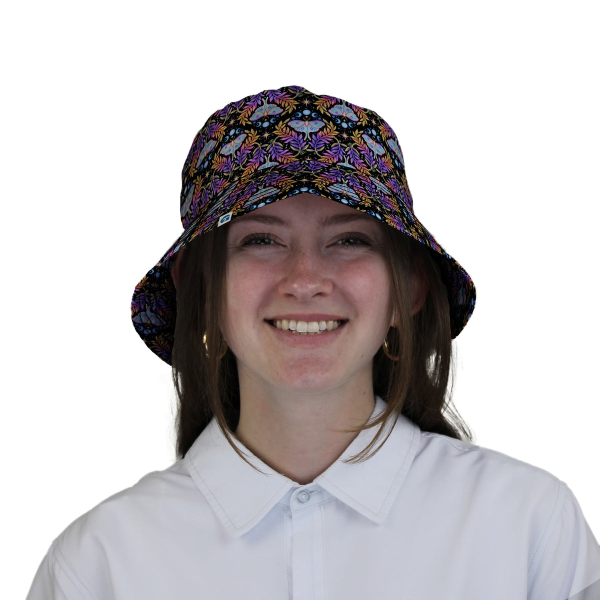 Autumn Luna Moth Bucket Hat Woman