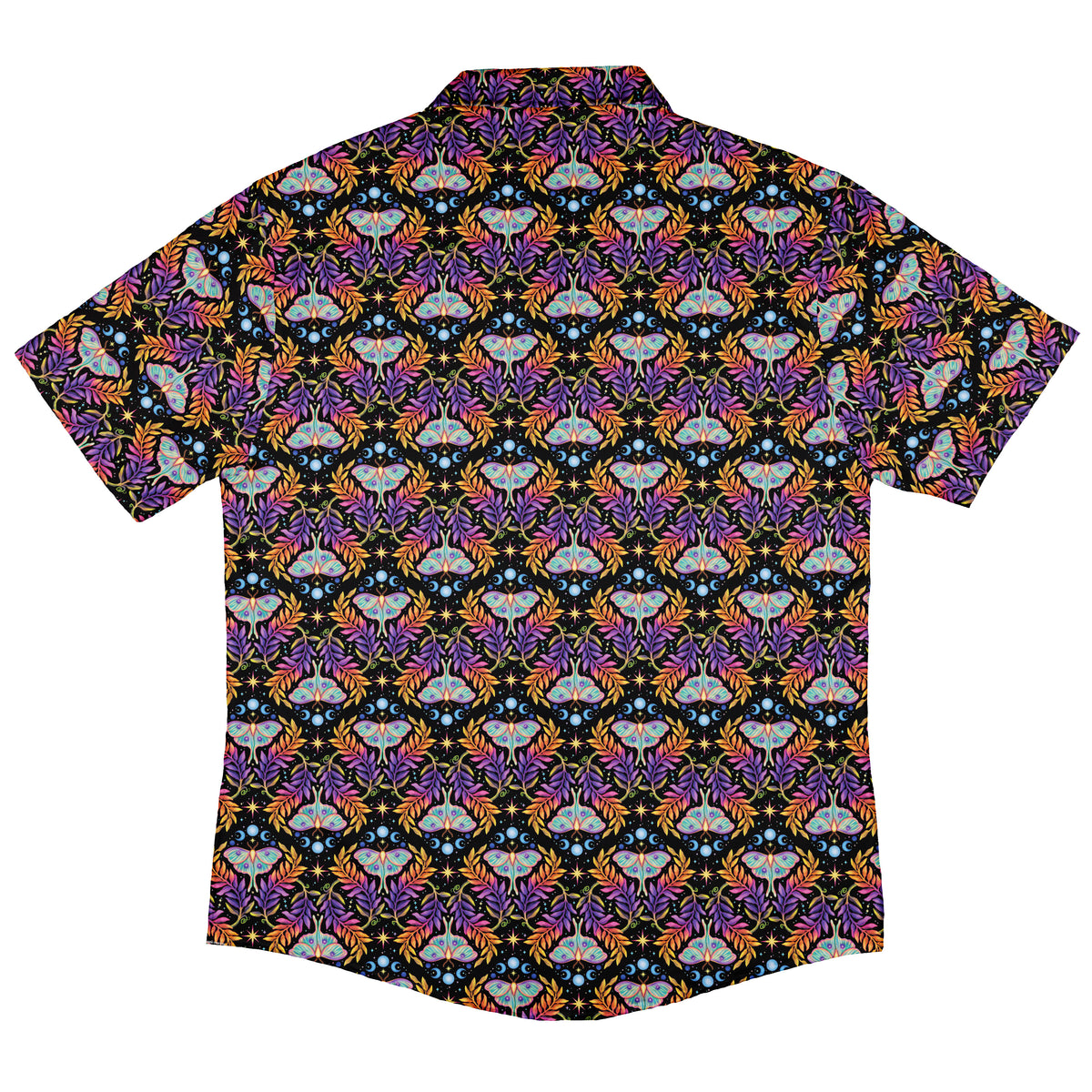 Autumn Luna Moth Button Up Shirt Back