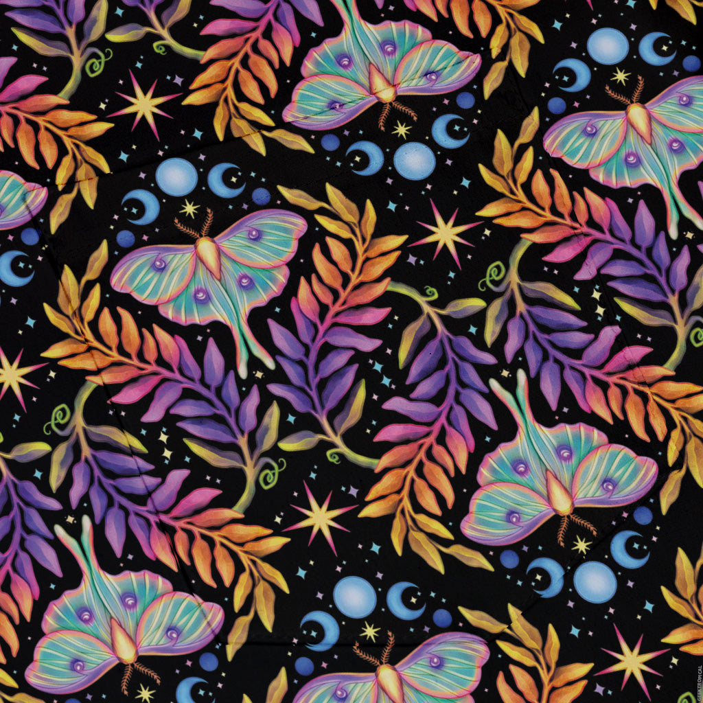 Autumn Luna Moth Button Up Shirt Pocket