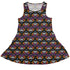 Autumn Luna Moth Sleeveless Dress front