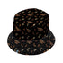 Autumn Moth Bucket Hat Gray Stitching