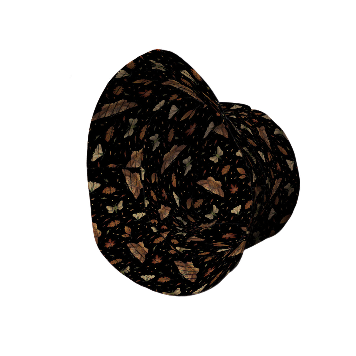 Autumn Moth Bucket Hat Side View