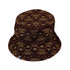 Autumn Moth Dawn Bucket Hat Black Stitching