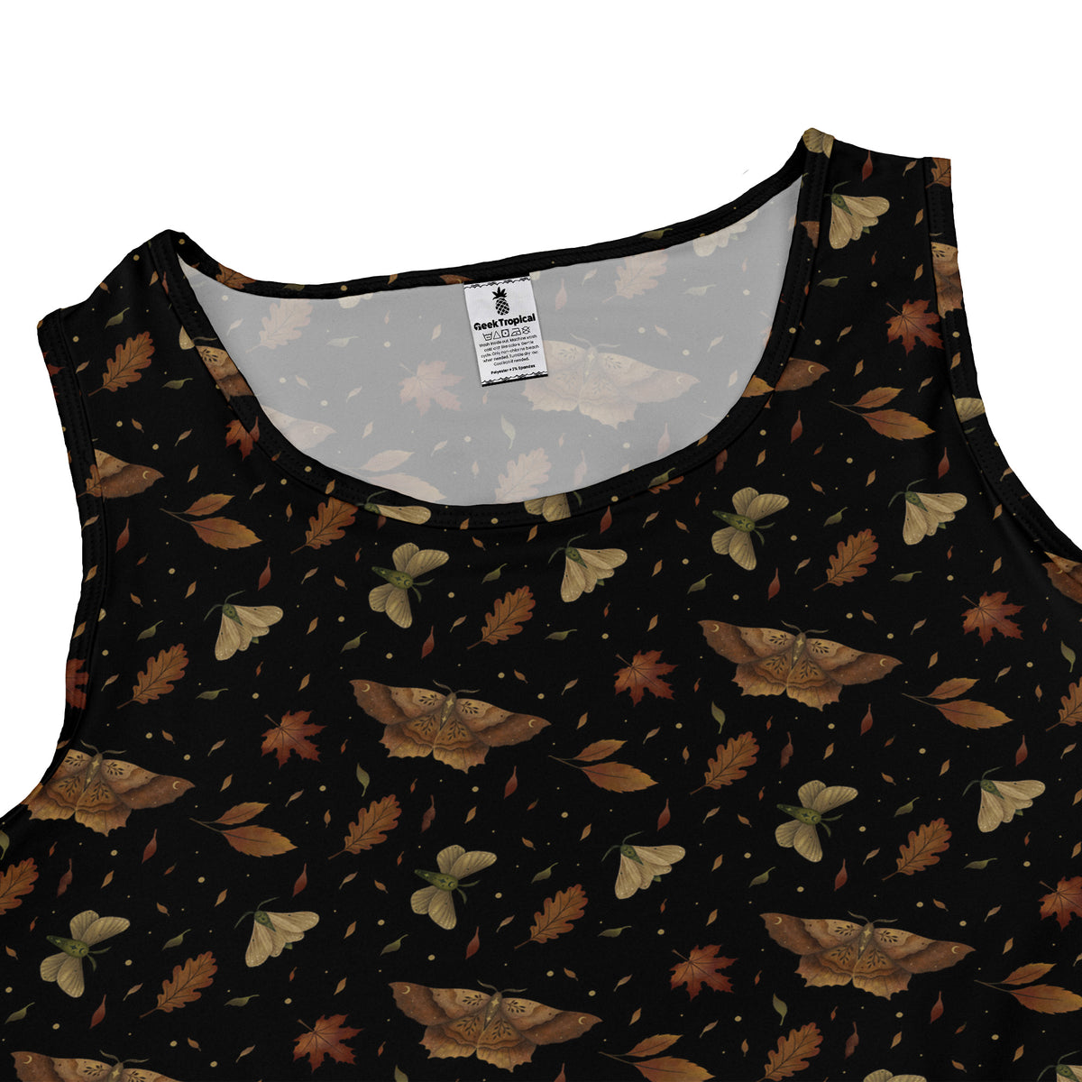 Autumn Moth Sleeveless Dress close front